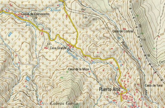 Casa Grande de San Antn - Casa Grande de San Antn. Mapa