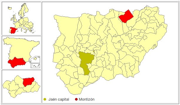 Montizn - Montizn. Localizacin