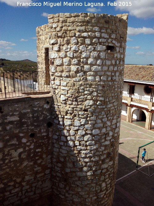 Castillo de Torredonjimeno. Torren Puerta de Martos - Castillo de Torredonjimeno. Torren Puerta de Martos. 