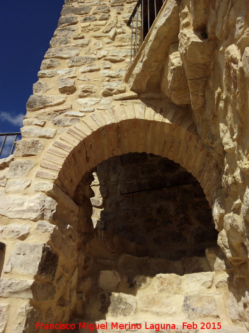 Castillo de Torredonjimeno. Torren Puerta de Martos - Castillo de Torredonjimeno. Torren Puerta de Martos. Arco