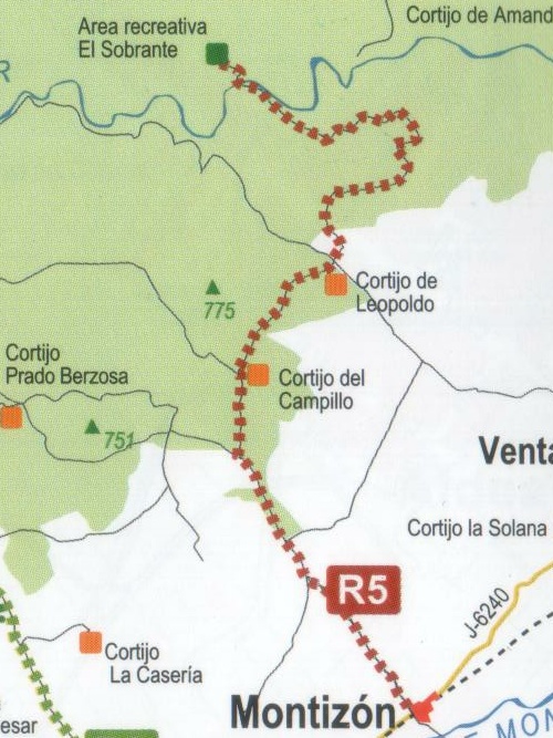 Dehesa Sobrante - Dehesa Sobrante. Mapa