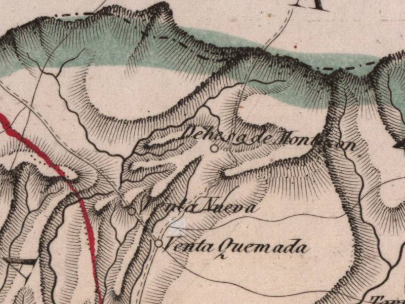 Dehesa Sobrante - Dehesa Sobrante. Mapa 1847