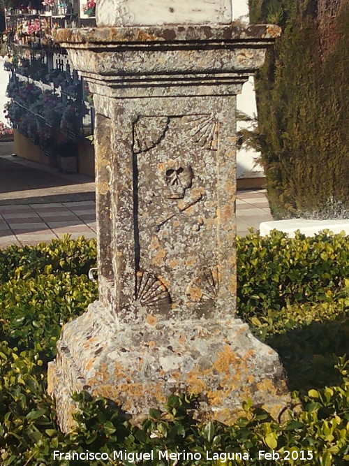 Cruz de San Gins - Cruz de San Gins. Pedestal