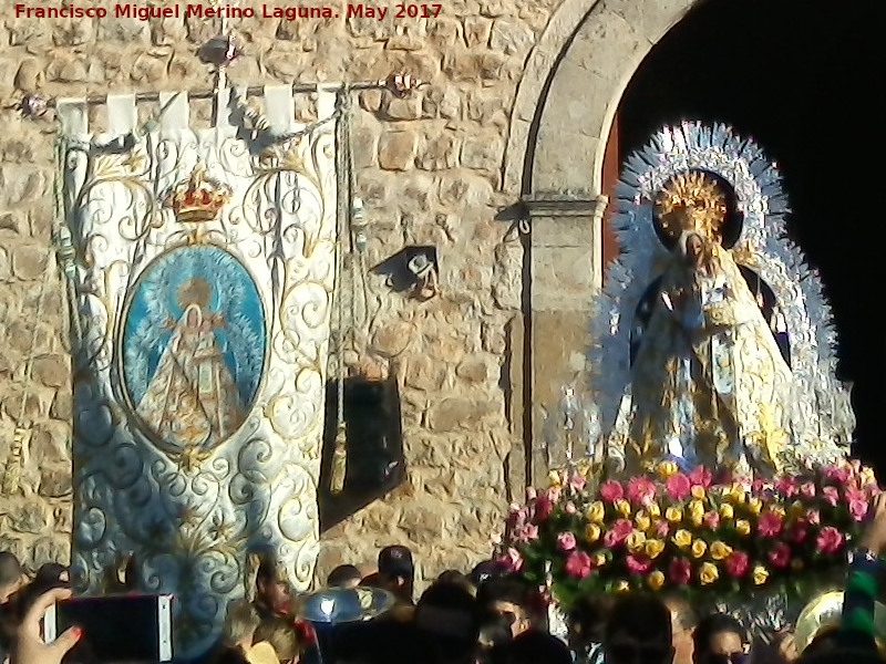 Romera de la Virgen de la Estrella - Romera de la Virgen de la Estrella. Saliendo de la ermita