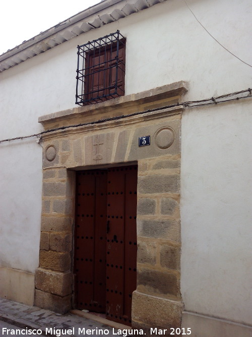 Casa de la Calle Fuente del Moro n 3 - Casa de la Calle Fuente del Moro n 3. Portada