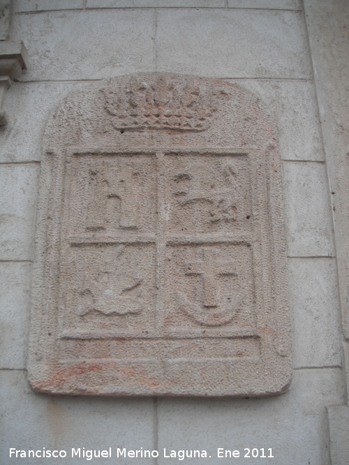 Ayuntamiento de Navas de San Juan - Ayuntamiento de Navas de San Juan. Escudo