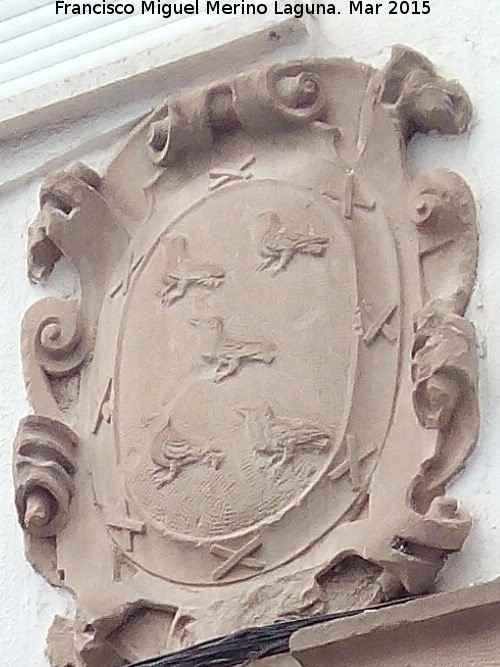 Casa de la Calle Concepcin n 11 - Casa de la Calle Concepcin n 11. Escudo derecho