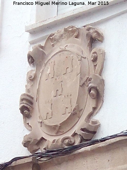 Casa de la Calle Concepcin n 11 - Casa de la Calle Concepcin n 11. Escudo izquierdo