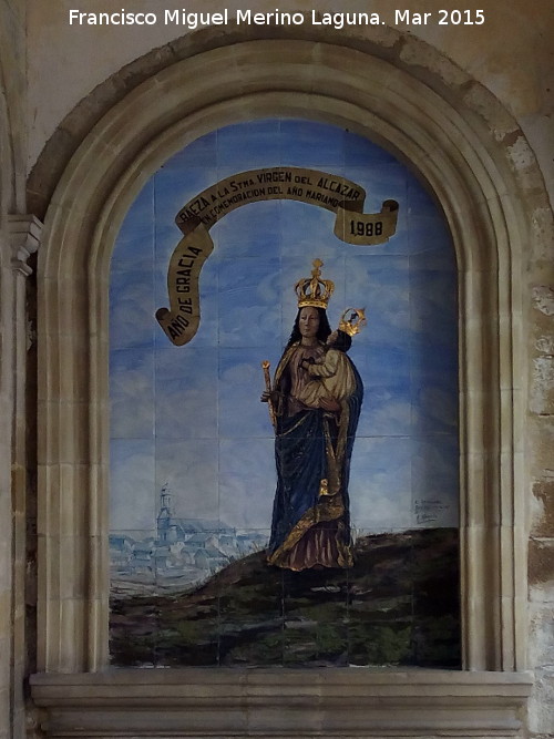 Hornacina de la Virgen del Alczar - Hornacina de la Virgen del Alczar. 