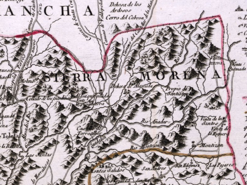 Castillo de Torre Alver - Castillo de Torre Alver. Mapa 1787