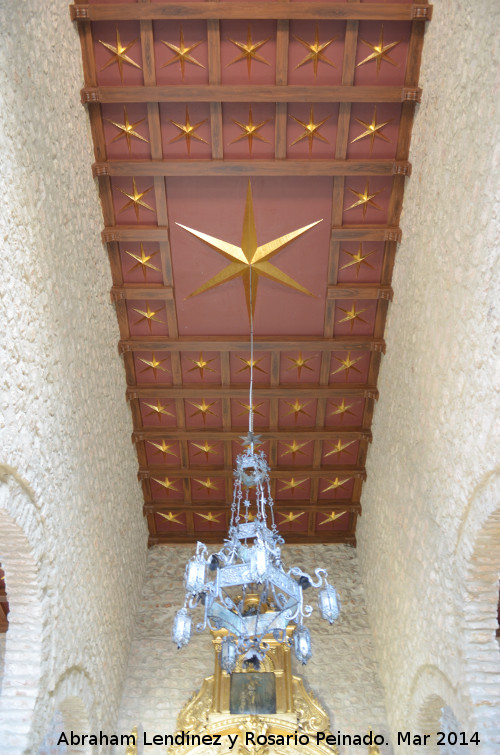 Ermita de la Virgen de la Estrella - Ermita de la Virgen de la Estrella. Artesonado