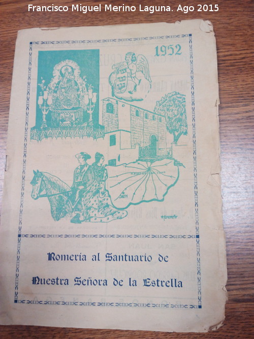 Ermita de la Virgen de la Estrella - Ermita de la Virgen de la Estrella. Revista de 1952