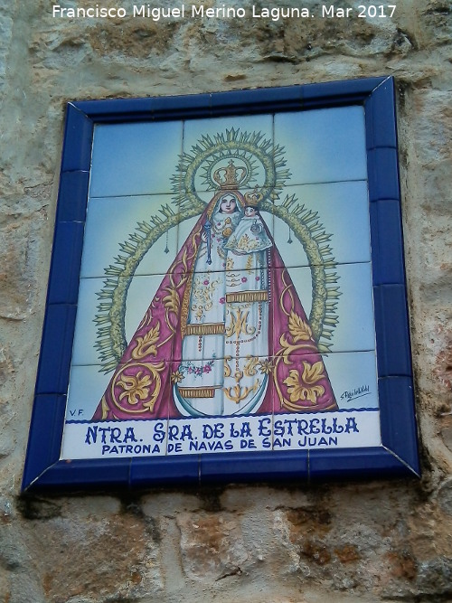 Ermita de la Virgen de la Estrella - Ermita de la Virgen de la Estrella. Azulejos de la Virgen de la Estrella