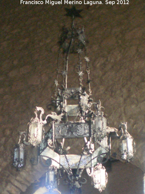 Ermita de la Virgen de la Estrella - Ermita de la Virgen de la Estrella. Lmpara