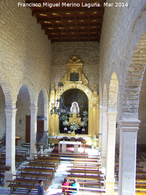 Ermita de la Virgen de la Estrella - Ermita de la Virgen de la Estrella. Nave principal