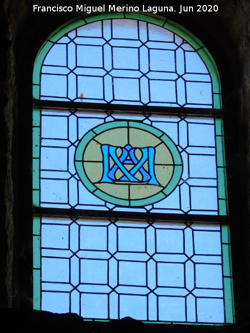 Ermita de la Virgen de la Estrella - Ermita de la Virgen de la Estrella. Vidriera
