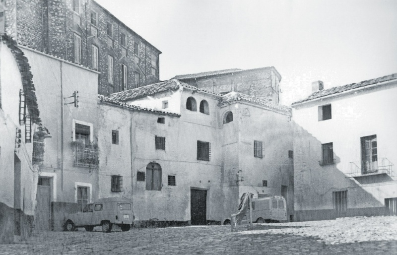 Hornacina de la Plaza Cambil - Hornacina de la Plaza Cambil. Foto antigua