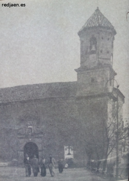 Iglesia de San Juan Bautista - Iglesia de San Juan Bautista. Foto antigua con la Cruz de los Caidos