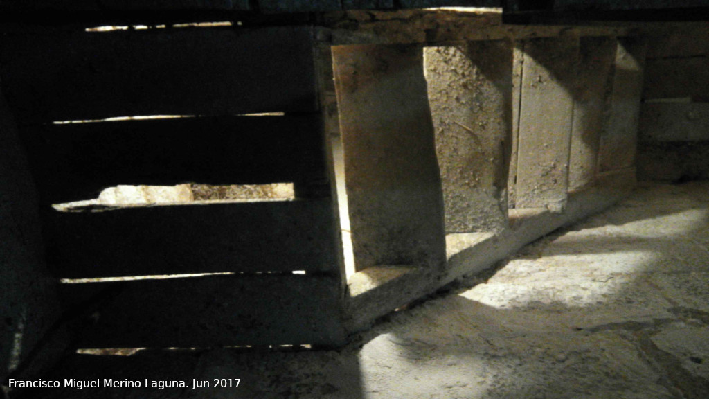 Iglesia de San Juan Bautista - Iglesia de San Juan Bautista. Escaleras de madera