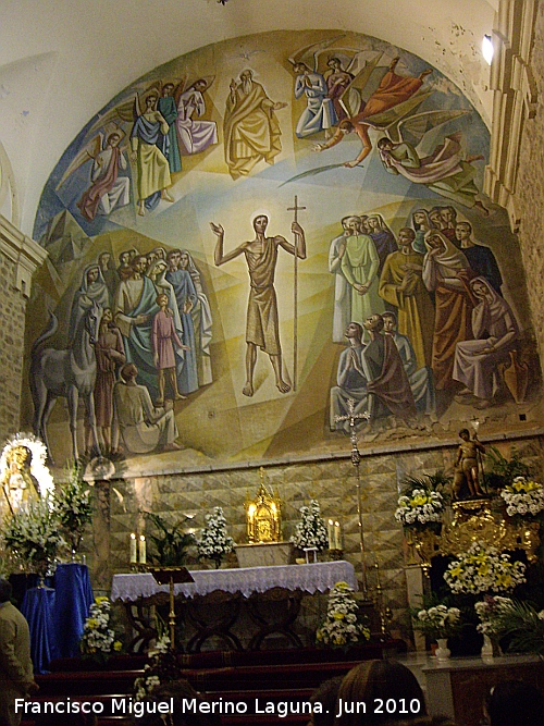 Iglesia de San Juan Bautista - Iglesia de San Juan Bautista. Fresco de Baos