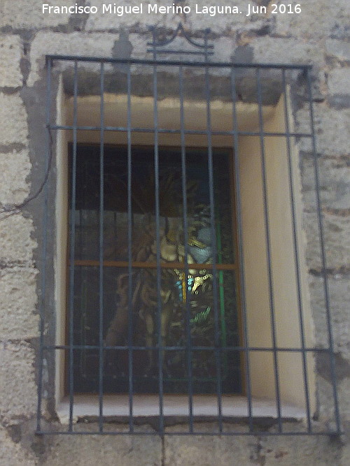 Iglesia de San Juan Bautista - Iglesia de San Juan Bautista. Ventana baja de la cabecera