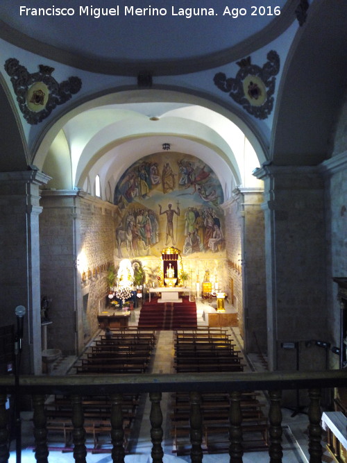 Iglesia de San Juan Bautista - Iglesia de San Juan Bautista. Interior desde el coro
