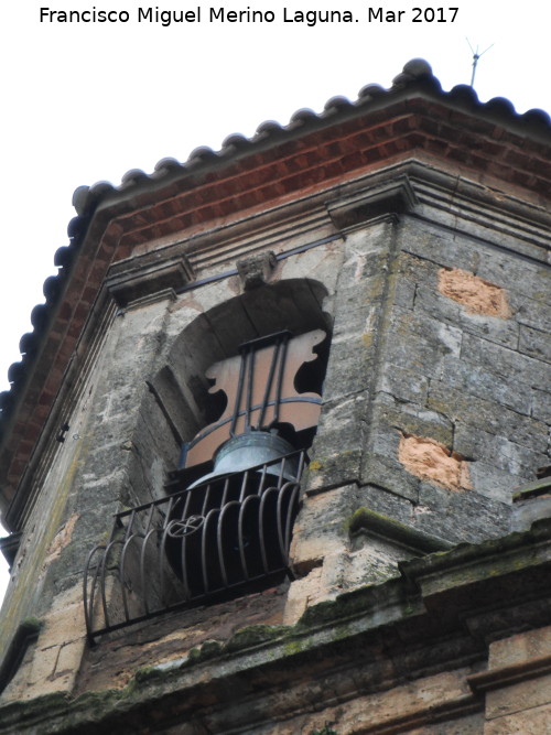 Iglesia de San Juan Bautista - Iglesia de San Juan Bautista. Campana de la Virgen de la Estrella