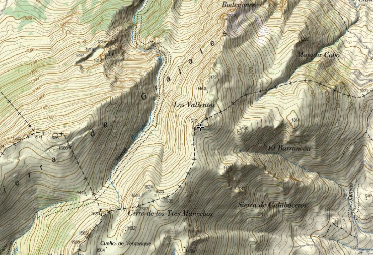 Los Valientes - Los Valientes. Mapa