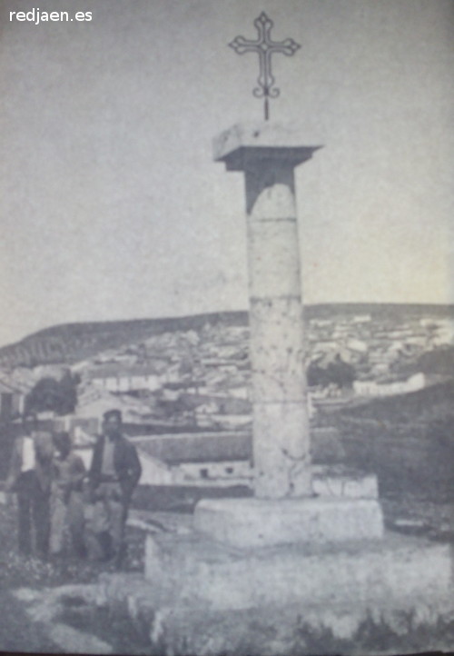 Cruz de Piedra - Cruz de Piedra. Foto antigua