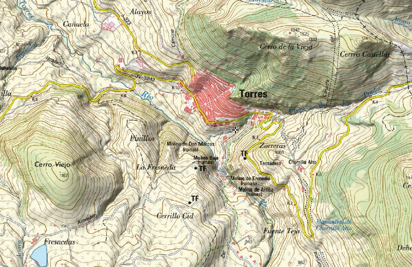 Pilar del Camino de la Ladera - Pilar del Camino de la Ladera. Mapa