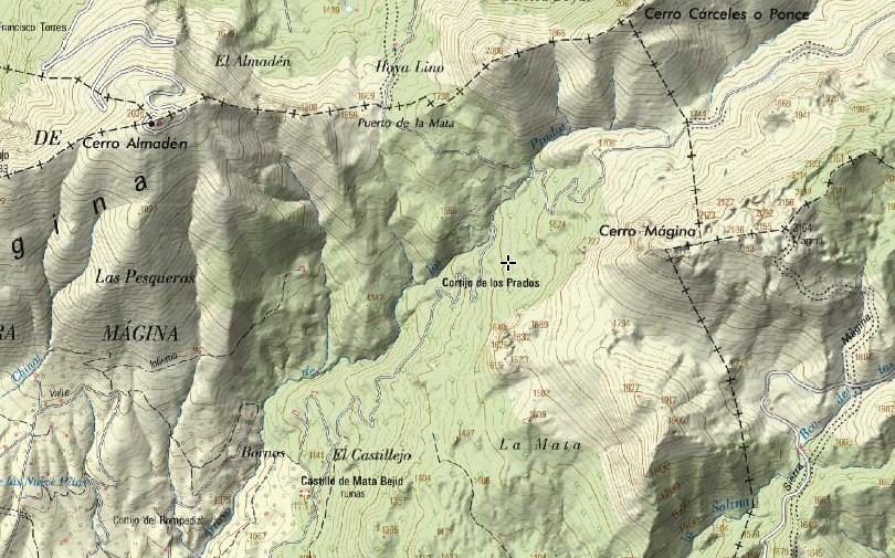 Fuente de la Puta - Fuente de la Puta. Mapa