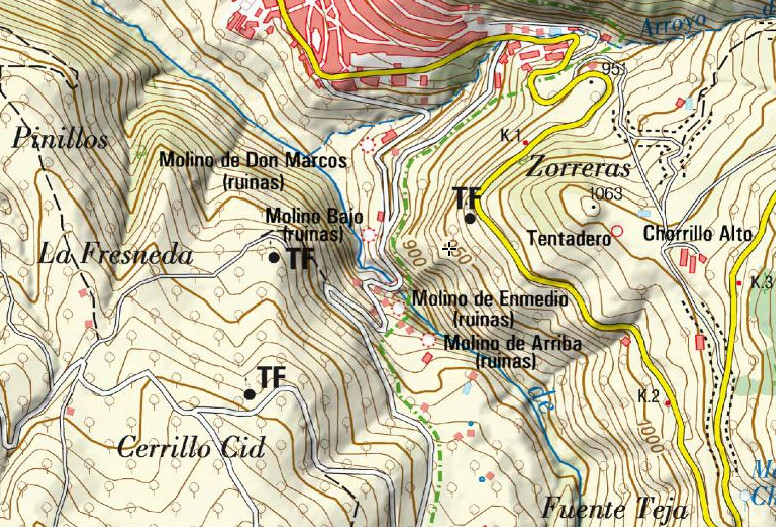 Molino de Enmedio - Molino de Enmedio. Mapa