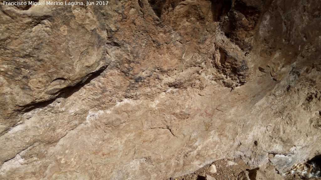 Pinturas rupestres de El Toril - Pinturas rupestres de El Toril. Zona donde se encuentran las posibles pinturas bajas