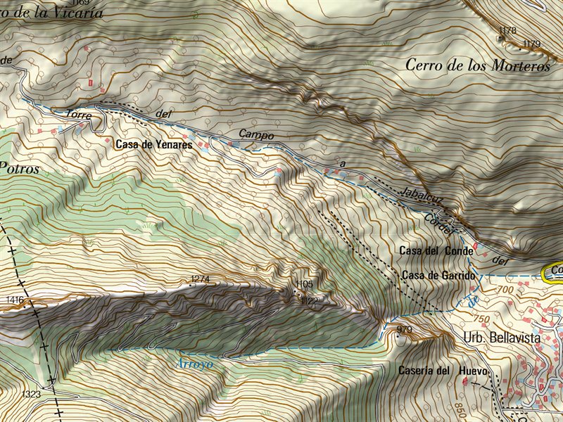 Casa de Yenares - Casa de Yenares. Mapa