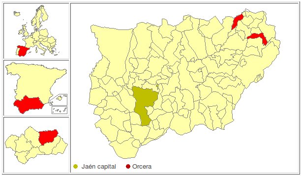 Orcera - Orcera. Localizacin