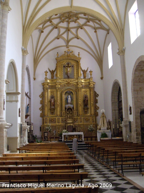 Iglesia de la Asuncin - Iglesia de la Asuncin. Interior y Altar Mayor