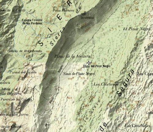 Cortijo de Pinar Negro - Cortijo de Pinar Negro. Mapa