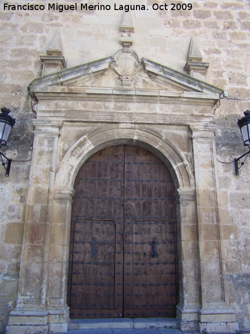 Iglesia de la Santa Cruz - Iglesia de la Santa Cruz. Portada lateral