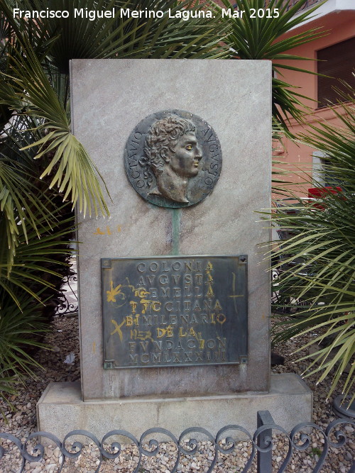 Monumento a la Colonia Gemela Augusta Tuccitana - Monumento a la Colonia Gemela Augusta Tuccitana. 