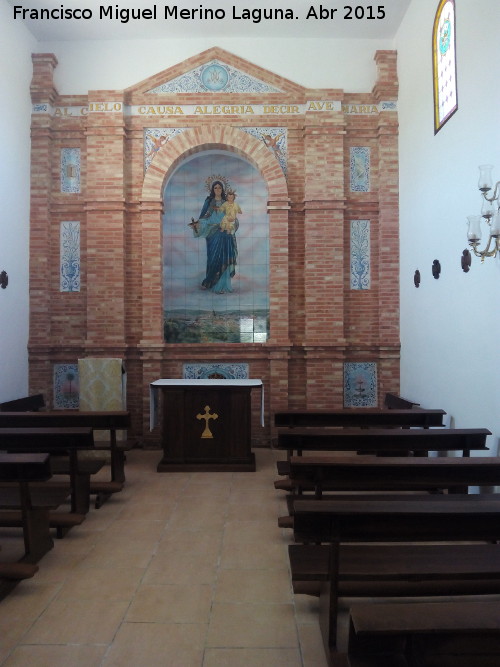 Ermita de la Virgen de la Cruz - Ermita de la Virgen de la Cruz. Interior