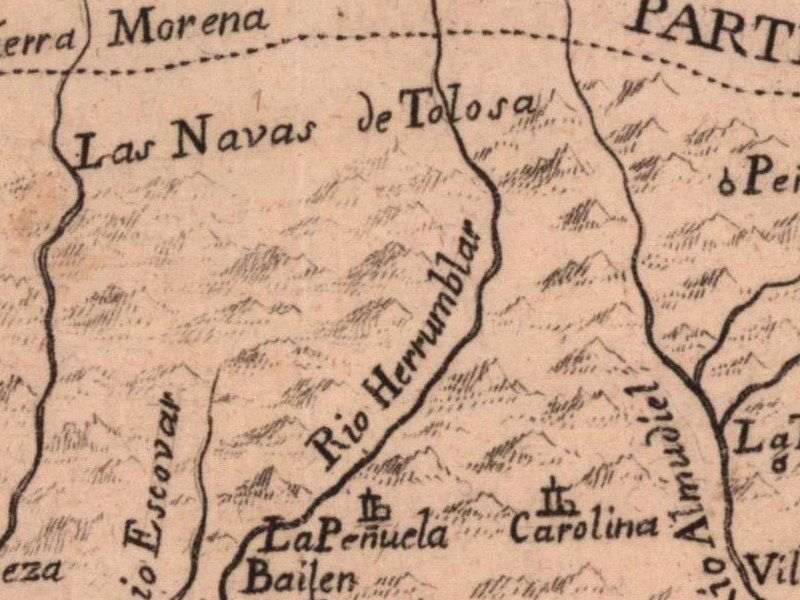 Ro Rumblar - Ro Rumblar. Mapa 1788