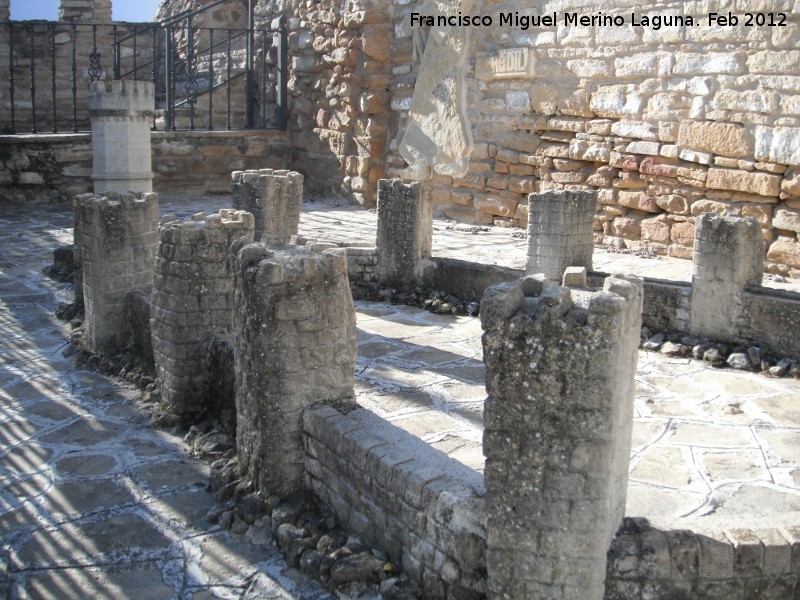 Castillo de Porcuna - Castillo de Porcuna. Maqueta