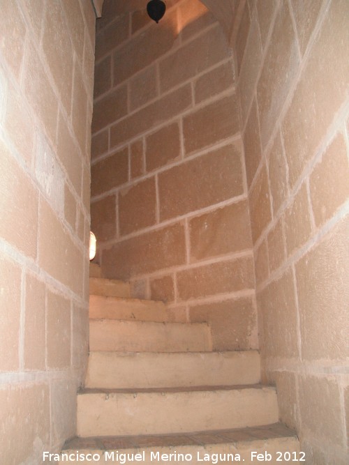 Castillo de Porcuna - Castillo de Porcuna. Escaleras