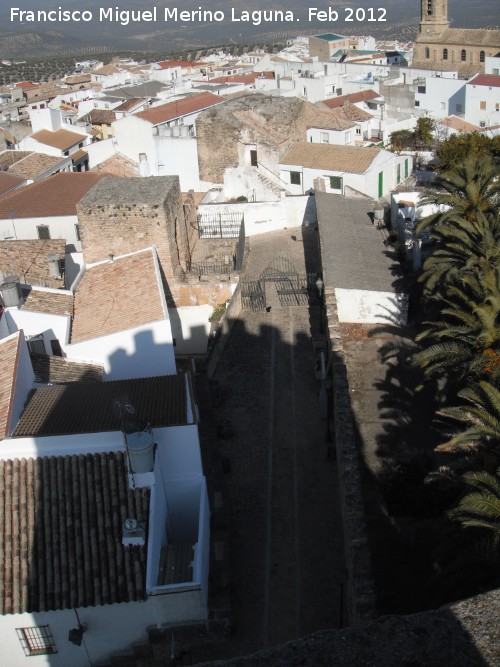 Castillo de Porcuna - Castillo de Porcuna. Torreones y zona palaciega