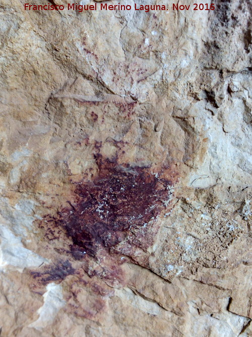 Pinturas rupestres de las Cuevas del Curro Abrigo II - Pinturas rupestres de las Cuevas del Curro Abrigo II. 