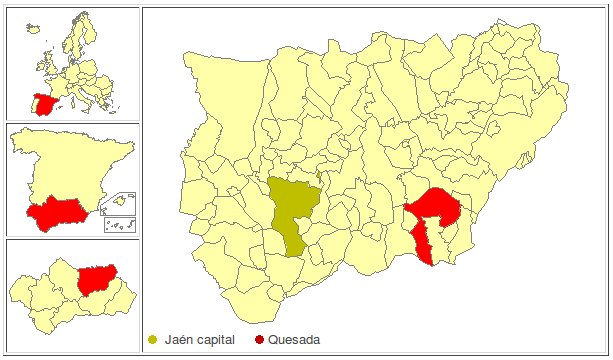 Quesada - Quesada. Localizacin