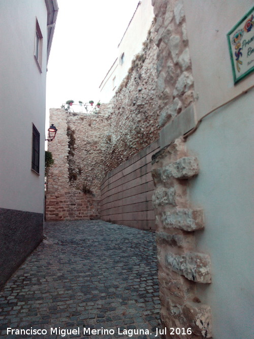 Murallas de Quesada - Murallas de Quesada. Muralla y torren en la Calle del Cinto