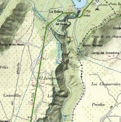 Cerrada de la Alcantarilla - Cerrada de la Alcantarilla. Mapa
