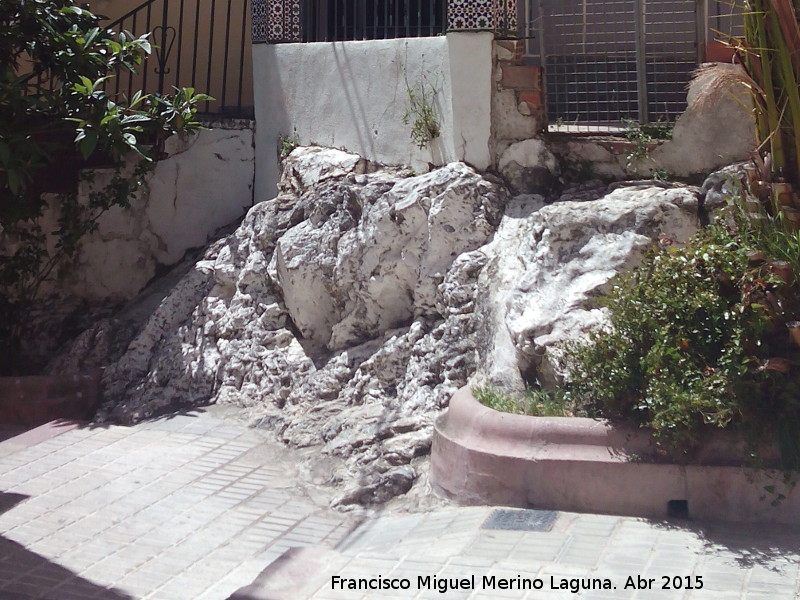 Afloramiento rocoso de la Calle Garca Morente - Afloramiento rocoso de la Calle Garca Morente. 