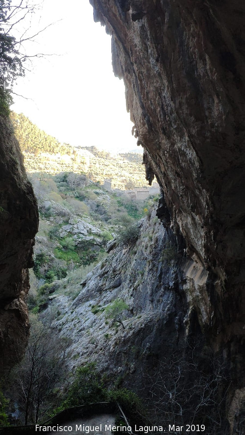 Cueva del Agua - Cueva del Agua. Salida de la cueva